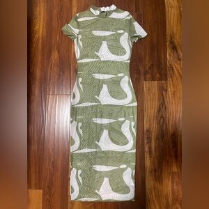 Mesh midi dress size M